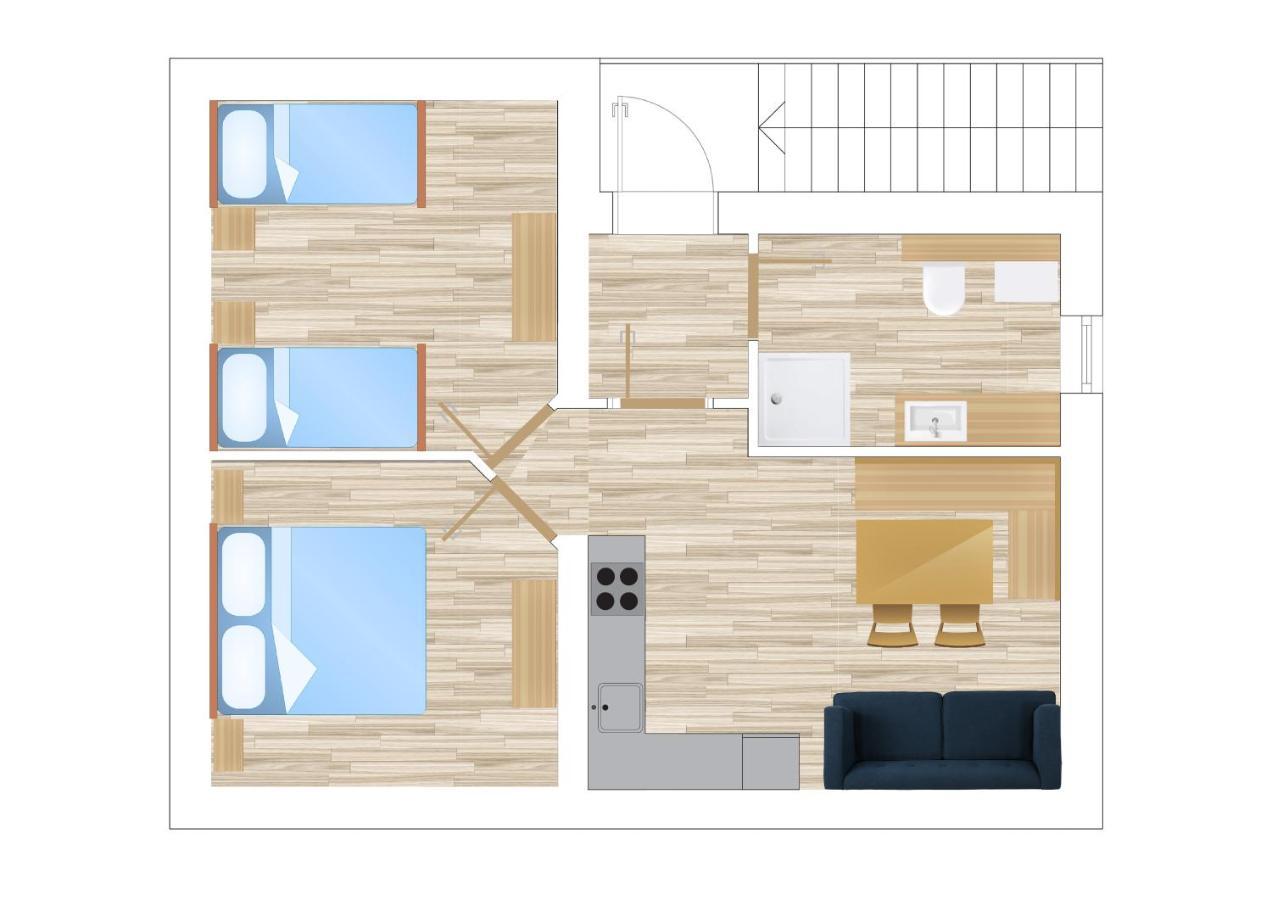 Apartma Ana Ida Srpenica المظهر الخارجي الصورة